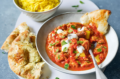 One-pan, slow-cooking is one of our feel-good food rituals, and this recipe uses curry paste for extra ease. Stir through fresh mango pieces towards the end of cooking and serve with pilau rice; it's that simple!