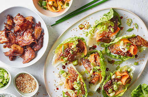 Liven up your midweek meals with this fun and fresh vegan teriyaki-style dish made with meat-free chicken-style pieces