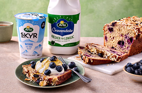 This grab-and-go oat loaf takes just 10 minutes to prepare but sets you up perfectly for the day ahead. Store in slices for a hearty, prep-ahead, homemade breakfast all the family will love.