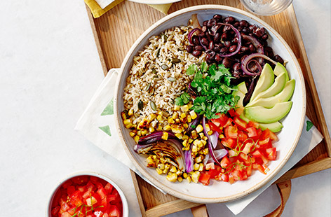 Say hello to your new favourite veggie dinner – spicy and smoky beans are balanced out with a cooling, creamy avocado