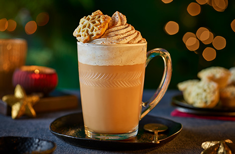 Start the Christmas celebrations early with this indulgent mince chai latte.