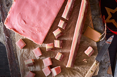 Homemade fudge is a classic Christmas gift idea, but this year try something extra special with this three-layered Neapolitan fudge recipe