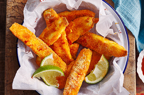 Crispy and gooey, halloumi fries are the ultimate comfort food, especially with a tangy sweet chilli dipping sauce