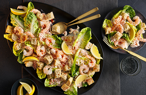 Supersize the classic prawn cocktail to this platter to start off your Christmas feast