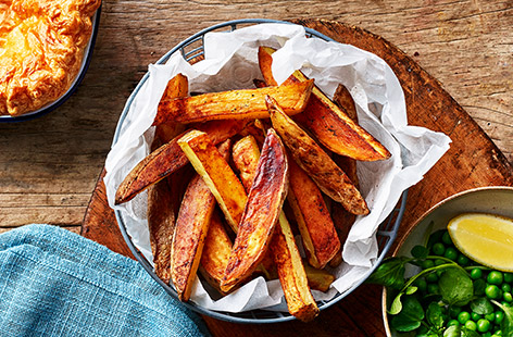Golden on the outside and soft and fluffy in the middle, is there anything better than a bowl of fat crispy chips?