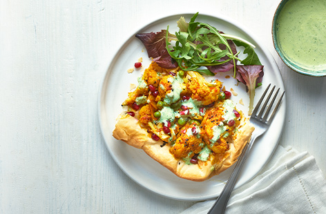 Want a new way to eat that leftover curry? Try our tangy samosa tart recipe