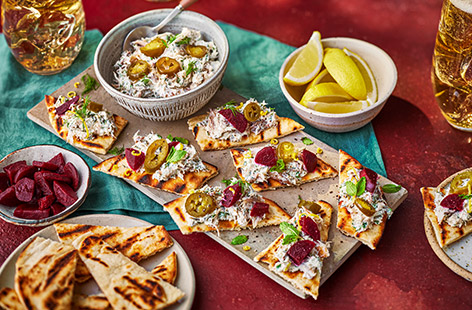Flakes of smoked mackerel are mixed with fresh herbs and cream cheese in this indulgent pâté