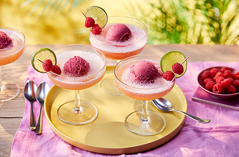 Try this grown-up twist on an ice cream float at your next summer get-together