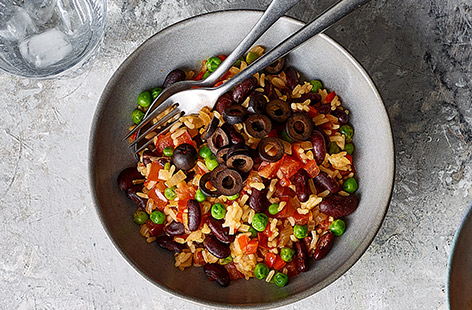 We've used microwave rice in this vegetarian kids recipe to make it super speedy.