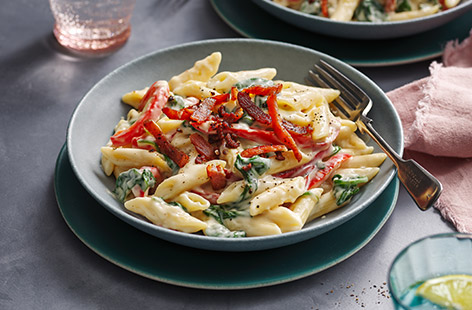 Enjoy a twist on a classic with this stovetop 'mac and cheese' recipe