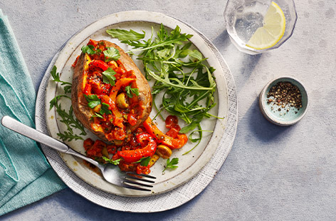 Enjoy this smoky sweet potato stew for dinner tonight. Use any leftovers to make our chorizo and feta pastry for lunch the next day.