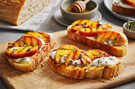 Sweet meets savoury with this Italian-inspired appetizer you can enjoy for brunch, lunch or just about any time of day! Use Tesco Finest white sourdough and burrata to upgrade your bruschetta to the max.