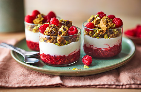 These pretty pots are great if you want a quick snack or dessert that's ready in 10