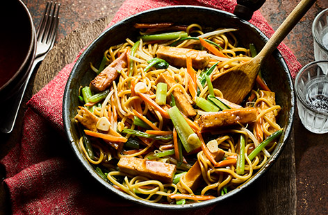 British-Chinese chef, Jeremy Pang chose this dish for Lunar New Year as noodles signify long life in Chinese traditions. 'It's also the type of dish that I often cook for my kids. It's super-easy to make and I know that they'll gobble it up without any fuss', says Jeremy.