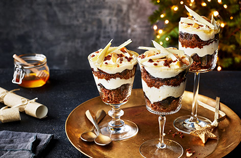 This honey and rye trifle recipe, from cookbook author Zuza Zak, will really please your palate this Christmas with its subtle, sweet flavour.
