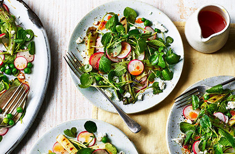 This springtime salad is great as a simple starter or a perfect side for lamb