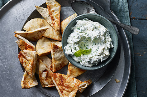 Deliciously light and zesty, this cheesy side dip is the perfect accompaniment to any platter