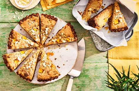 What's not to love about white chocolate, mango, flapjack and blondies? This sweet and fruity summer dessert is bound to be your new picnic staple and an ultimate crowdpleaser. 