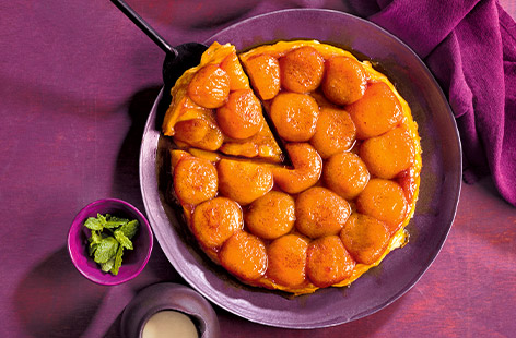 ‘We drink a lot of apricot juice during Ramadan, so I’ve taken the traditional flavour and made it into a fun dessert for Eid’ says Dina Macki, a food writer, recipe developer and presenter.  ‘Always my favourite to bring for a celebration.’