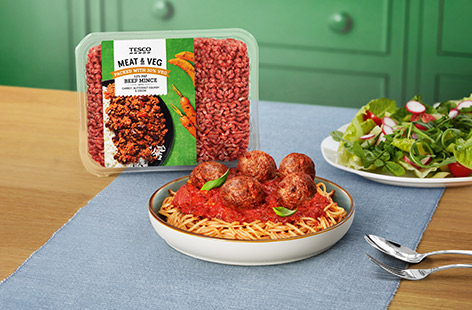 One simple way to cut down on your meat consumption is to replace some of the meat in your meals with vegetables or lentils, but that can take time - so we’ve done a lot of the work for you in one quick, purse-friendly solution.