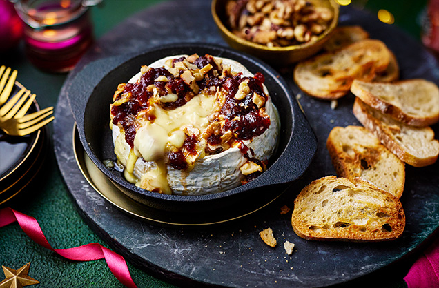 Air-fryer glazed Brie
