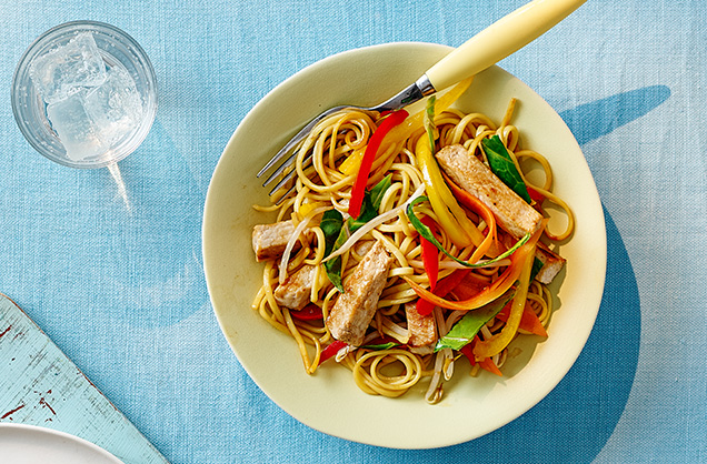 Tuesday: Simple noodle stir fry