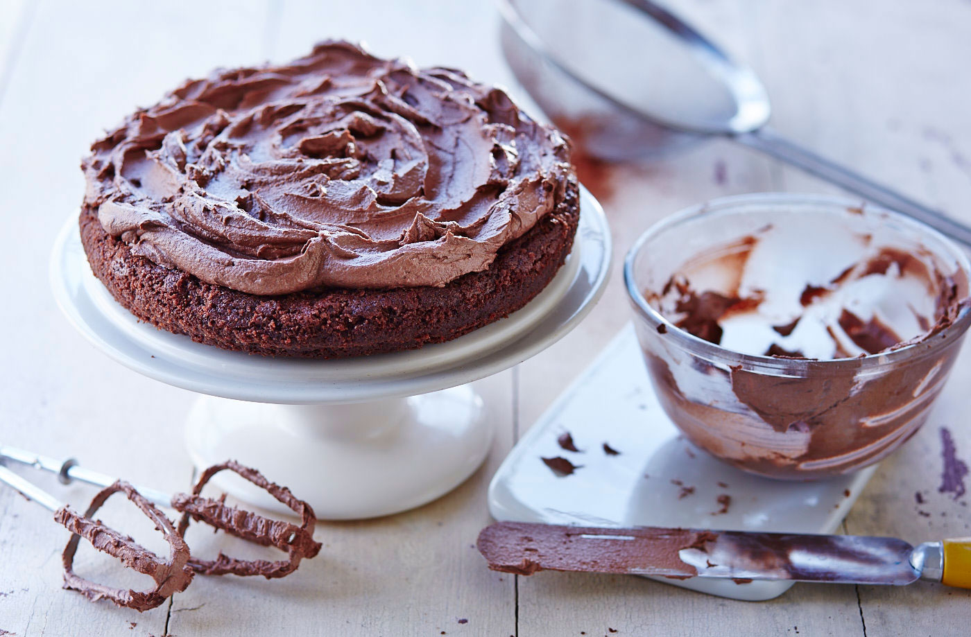 Dairy and egg-free chocolate cake recipe