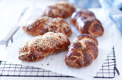 Challah is a type of bread believed to be of Ashkenazi origin, the plaited golden loaf is traditionally made with the inclusion of honey.