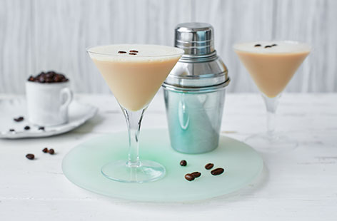 We've given the classic espresso martini a luscious twist by adding Irish cream - a cocktail recipe that's perfect for enjoying with friends.