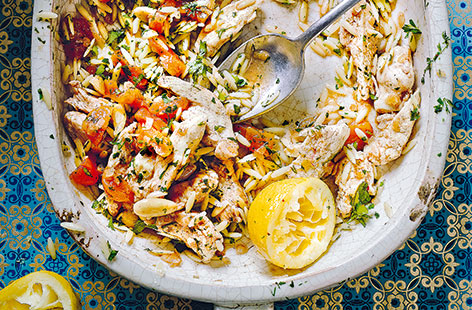 Chef and food writer John Gregory-Smith shares this delicious, lavish chicken dish from his latest cookbook, Turkish Delights. Combining succulent chicken with dried fruit and nuts, this hearty main was traditionally enjoyed at 15th and 16th century dinner
