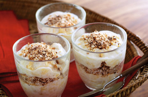 Banana and oat pots recipe