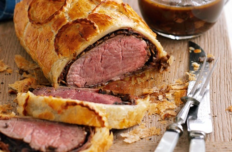 An absolute classic, succulent beef, gorgeous mushrooms and light, buttery pastry