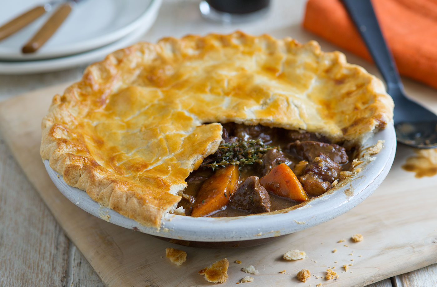 Beef and Guinness pie recipe