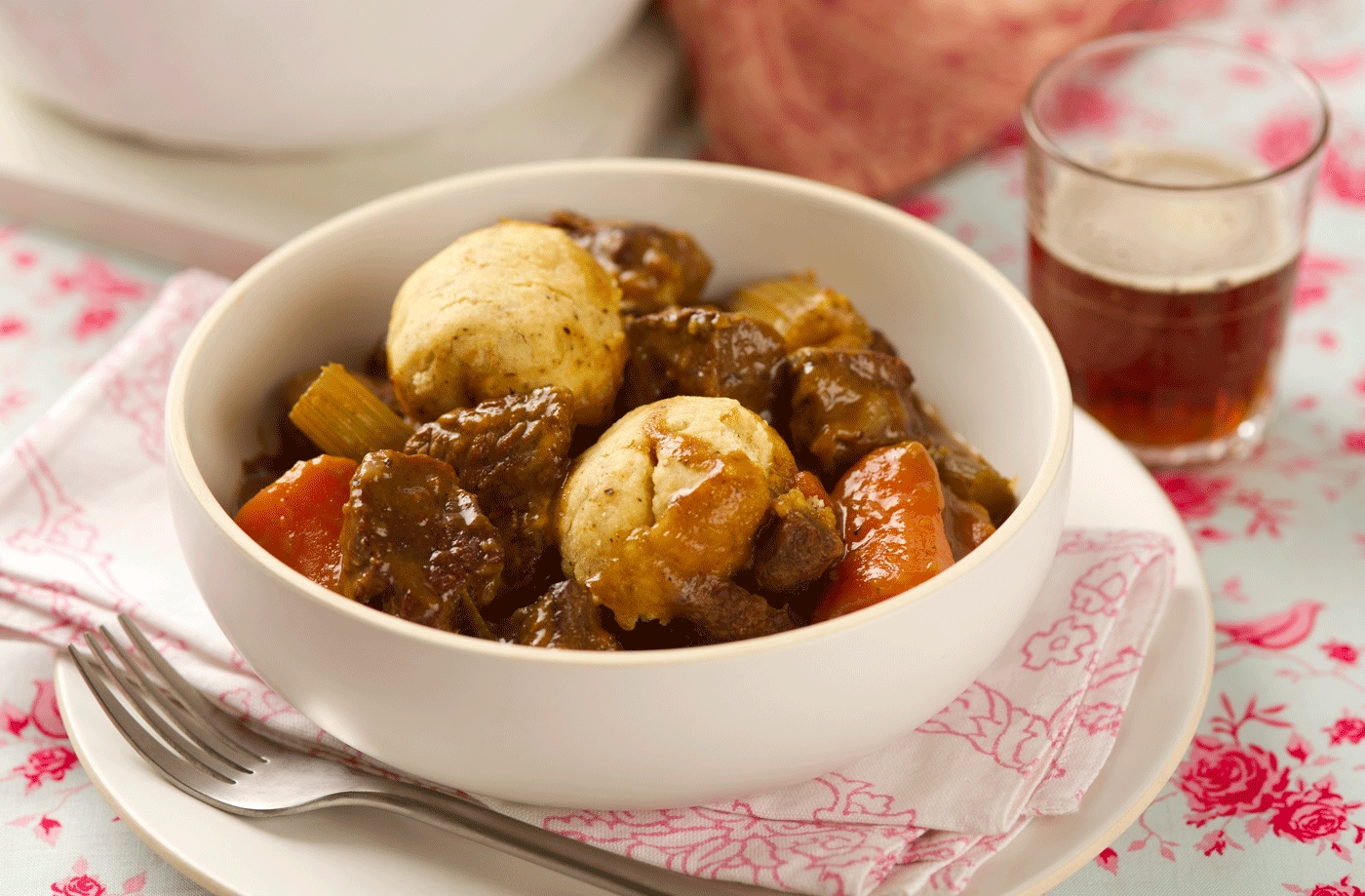 Beef stew with dumplings recipe