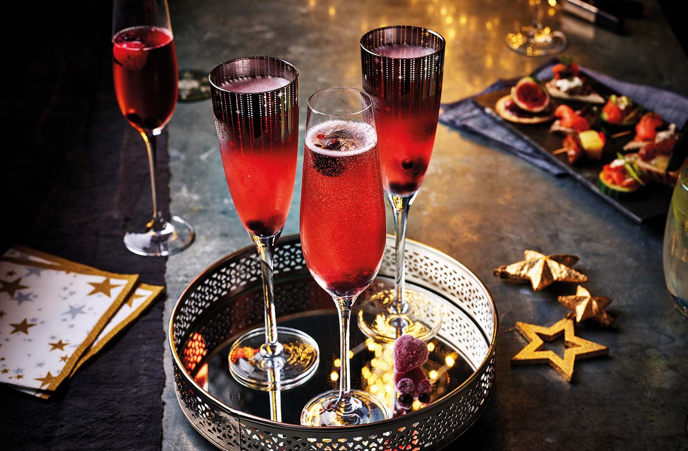 Berry fizz recipe