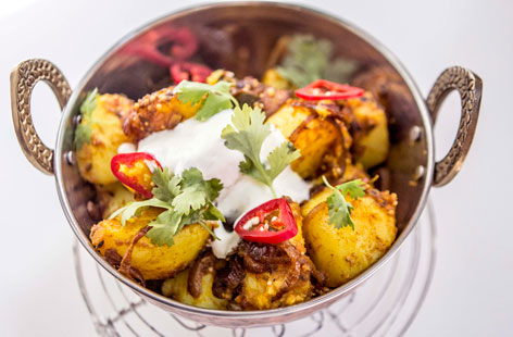 Gently spiced rather than hot-hot, this popular Indian side dish goes particularly well with chicken and vegetable curries