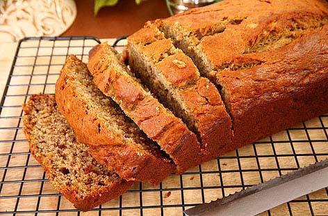 This is a simple banana bread recipe to make and a fantastic way to use any leftover bananas and storecupboard ingredients