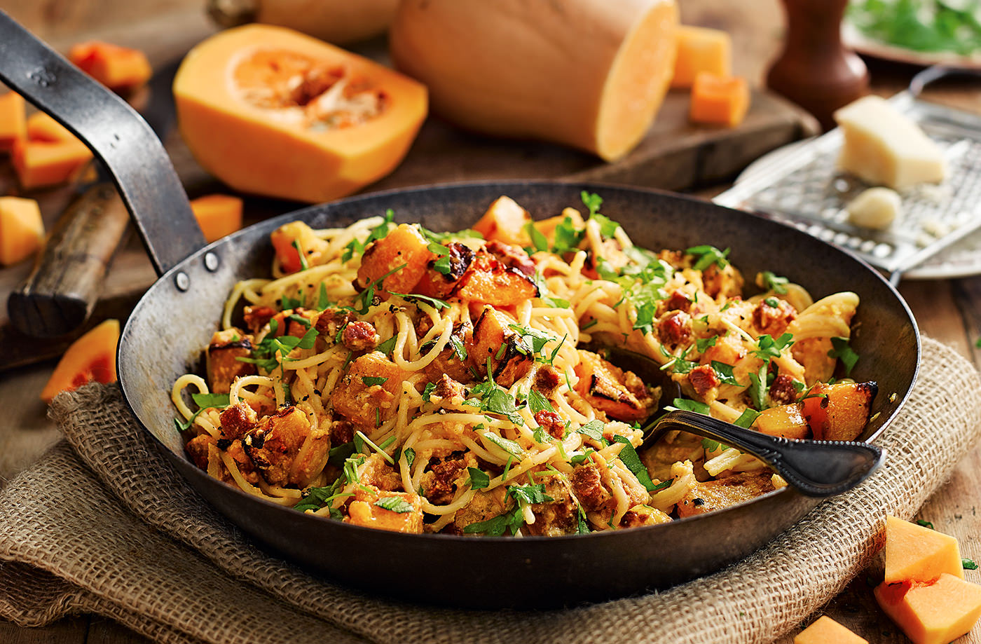 Butternut carbonara recipe