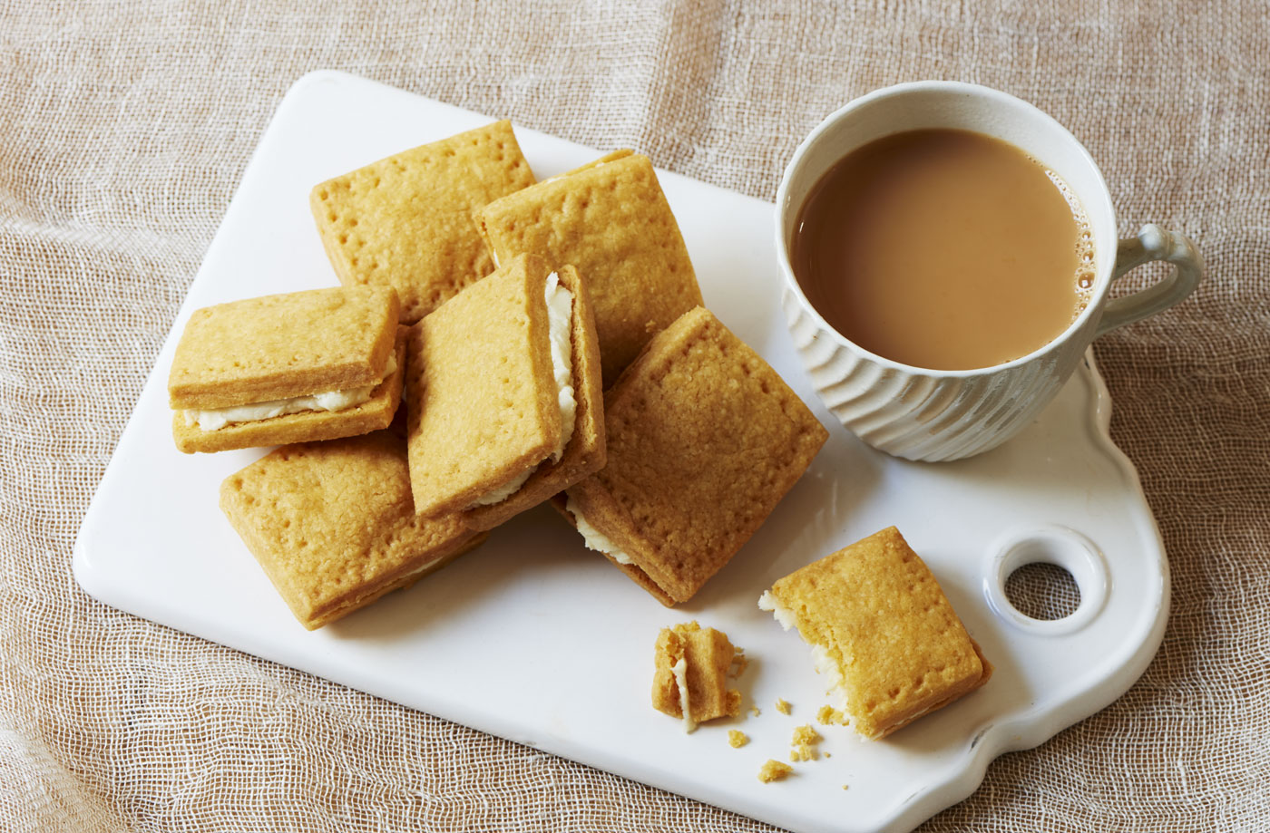 Homemade custard creams recipe