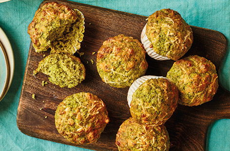 These healthy, savoury muffins will make a great snack for the whole famil