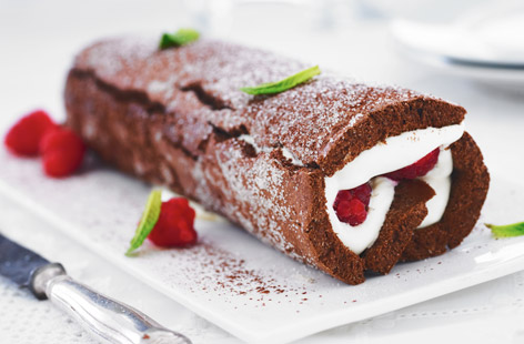 Chocolate and raspberries are a winning combination with the acid fruit of the berries cutting through the richness of the chocolate