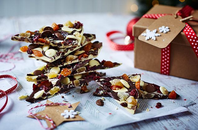 Fruity festive bark recipe
