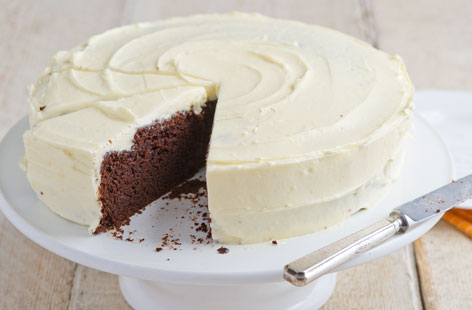 A luscious and moist black cake, perfect to celebrate St. Patrick's Day with
