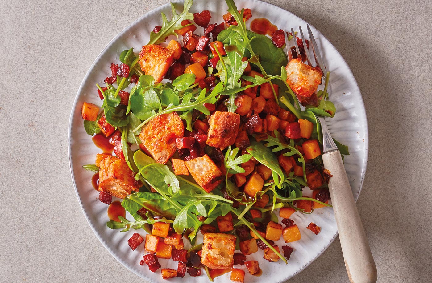 Chorizo & squash salad  recipe