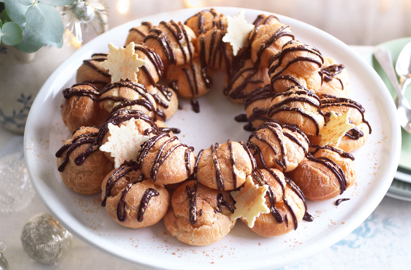 Choux bun wreath recipe
