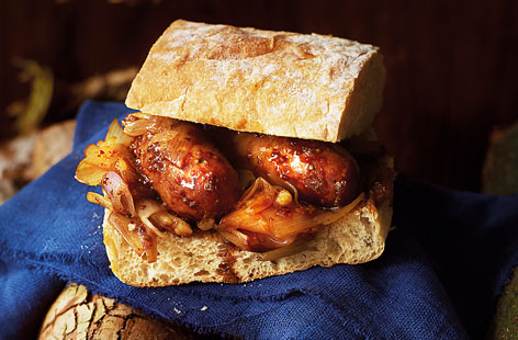 These succulent pork sausages will be the star of any barbecue feast