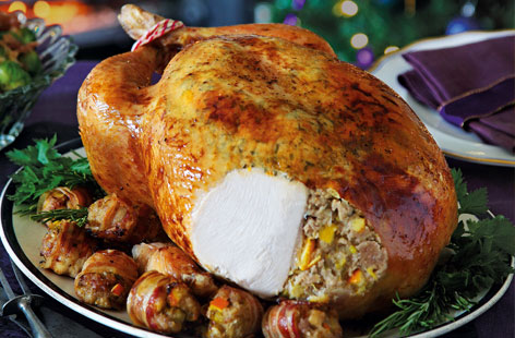 Add a citrus twist to your Christmas dinner with this recipe for citrus rosemary roasted turkey. Orange and lemon zest lift the dish without making it too unrecognisable – a Christmas classic given a little 