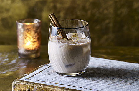 With dark rum, sweet Advocaat and warming winter spices, this gingerbread twist on classic Christmas eggnog is the ideal festive tipple