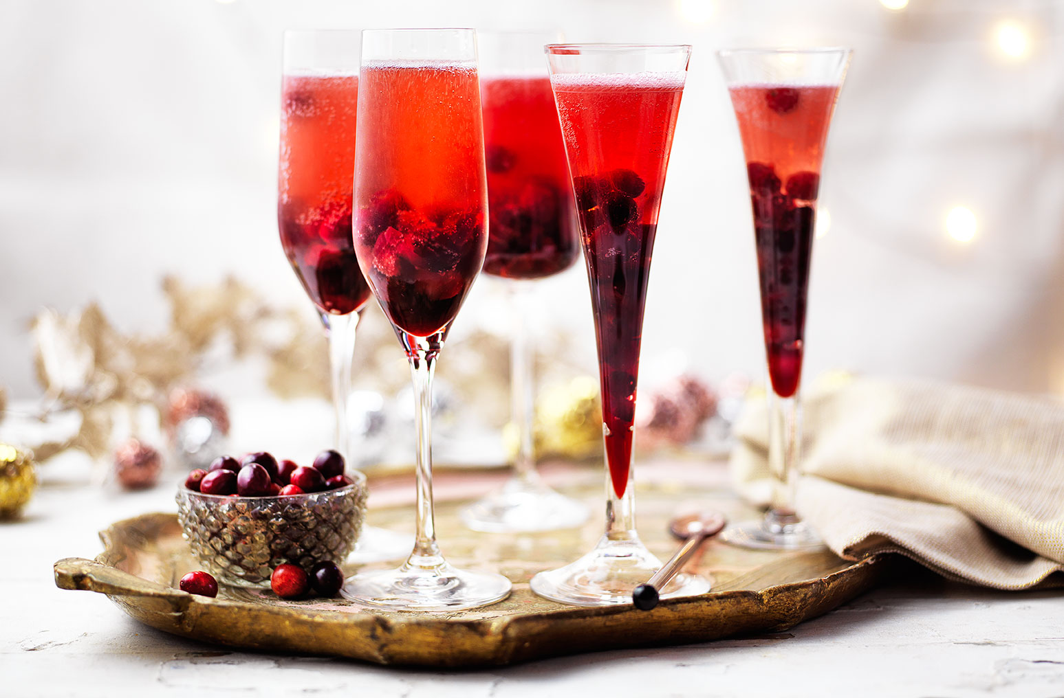 Cranberry Kir Royale recipe