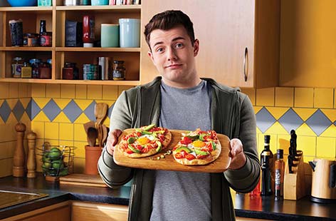Andy's 'red-handed' breakfast flatbreads